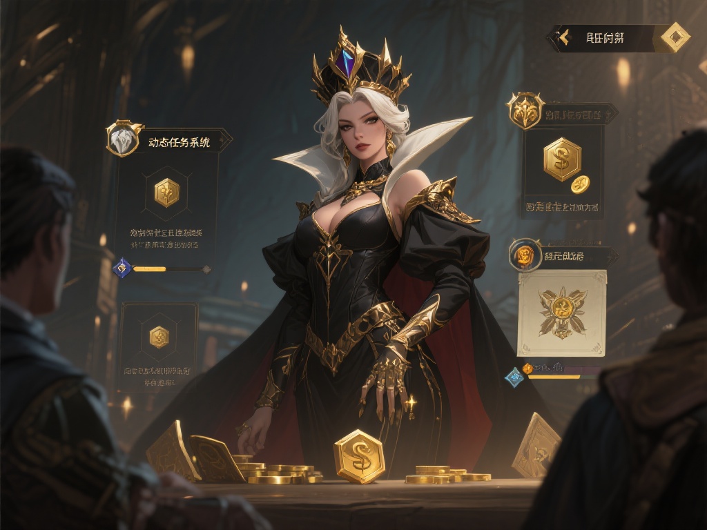值得一提的是，游戏通过动态任务系统让女王的成长与玩