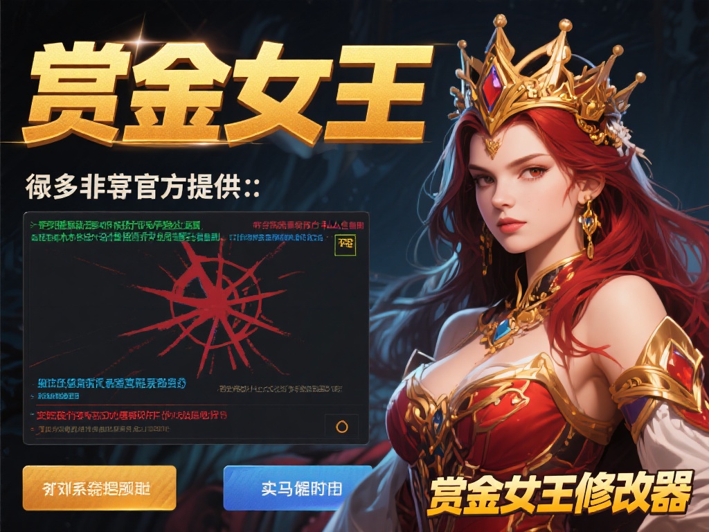赏金女王修改器安全性全面分析与风险防范措施 恶意软件威胁:许多非官方提供的“赏金女王修改器”,